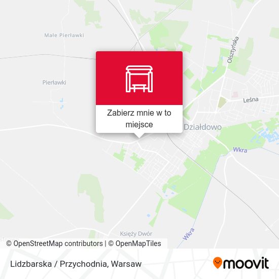 Mapa Lidzbarska / Przychodnia