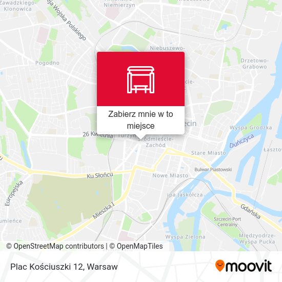 Mapa Plac Kościuszki 12