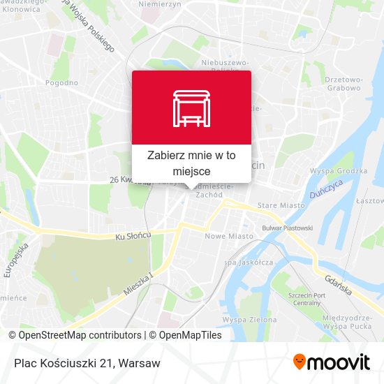 Mapa Plac Kościuszki 21