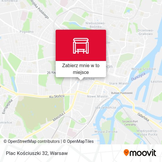 Mapa Plac Kościuszki 32