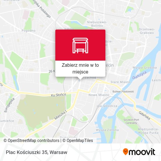 Mapa Plac Kościuszki 35