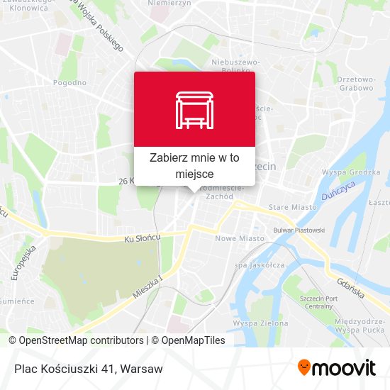 Mapa Plac Kościuszki 41