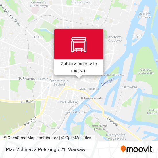 Mapa Plac Żołnierza Polskiego 21