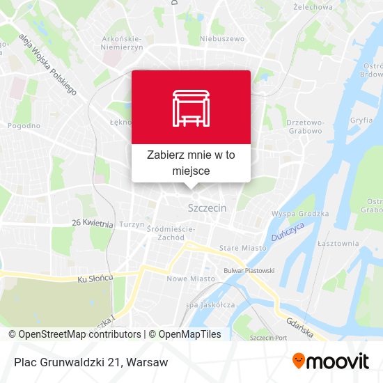 Mapa Plac Grunwaldzki 21