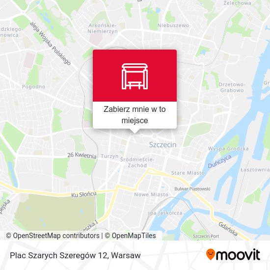 Mapa Plac Szarych Szeregów 12