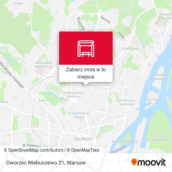 Mapa Dworzec Niebuszewo 21