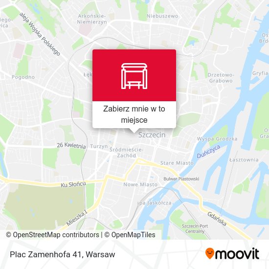 Mapa Plac Zamenhofa 41