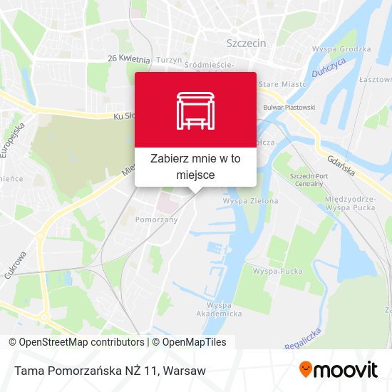 Mapa Tama Pomorzańska NŻ 11