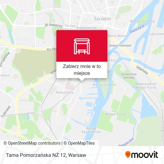 Mapa Tama Pomorzańska NŻ 12