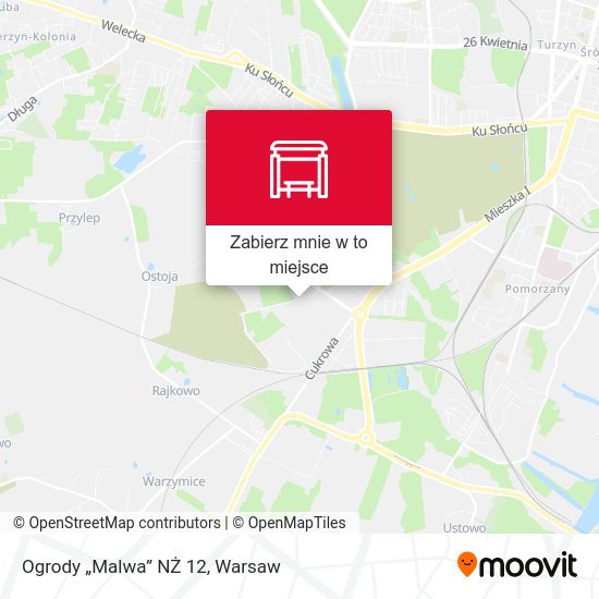 Mapa Ogrody „Malwa” NŻ 12