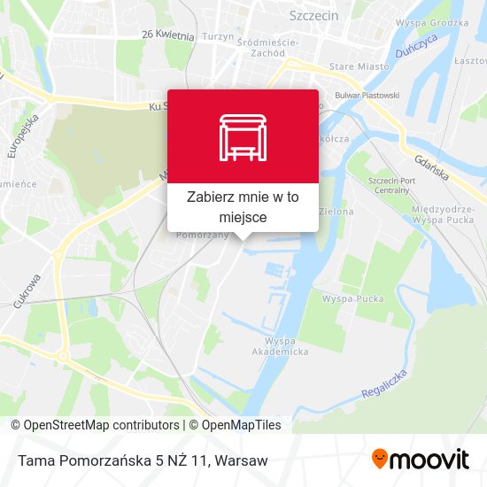 Mapa Tama Pomorzańska 5 NŻ 11