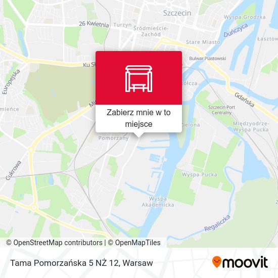 Mapa Tama Pomorzańska 5 NŻ 12