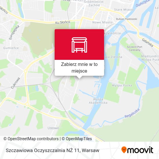 Mapa Szczawiowa Oczyszczalnia NŻ 11