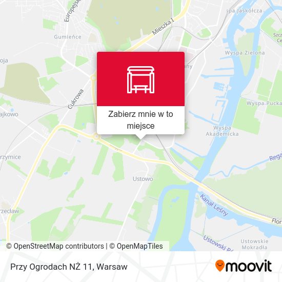 Mapa Przy Ogrodach NŻ 11