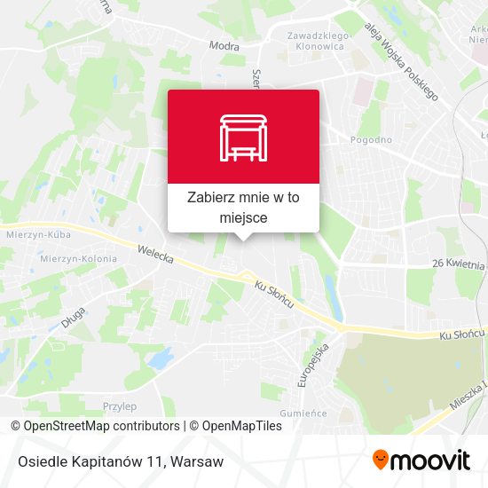 Mapa Osiedle Kapitanów 11