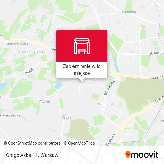 Mapa Głogowska 11