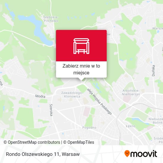 Mapa Rondo Olszewskiego 11