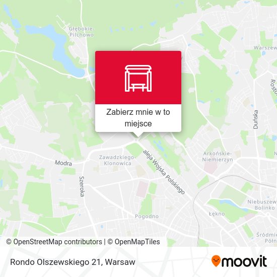 Mapa Rondo Olszewskiego 21