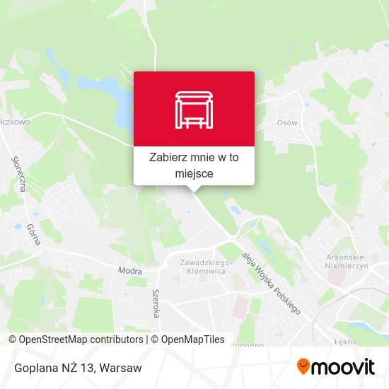 Mapa Goplana NŻ 13