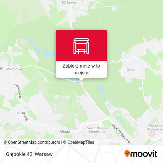 Mapa Głębokie 42