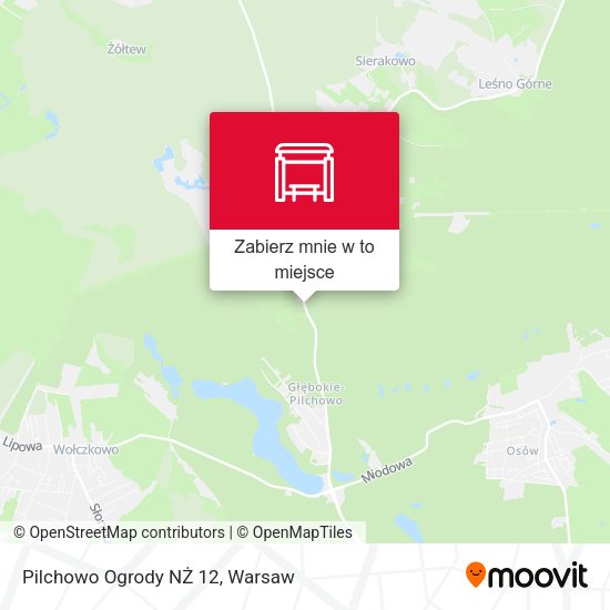 Mapa Pilchowo Ogrody NŻ 12