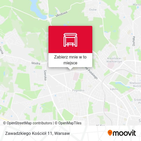 Mapa Zawadzkiego Kościół 11