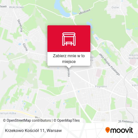 Mapa Krzekowo Kościół 11