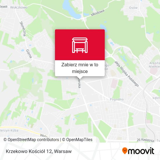 Mapa Krzekowo Kościół 12