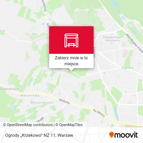 Mapa Ogrody „Krzekowo” NŻ 11