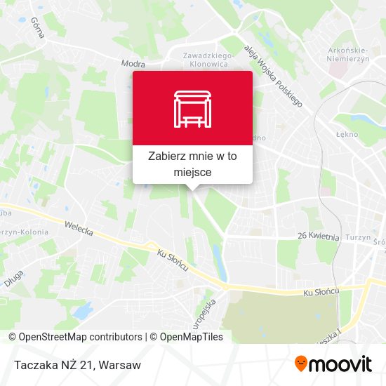 Mapa Taczaka NŻ 21