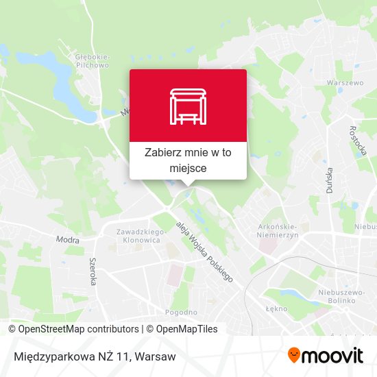 Mapa Międzyparkowa NŻ 11