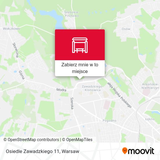 Mapa Osiedle Zawadzkiego 11