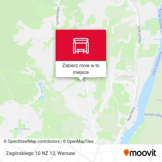 Mapa Zagórskiego 10 NŻ 12