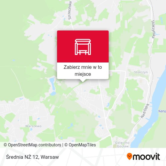 Mapa Średnia NŻ 12