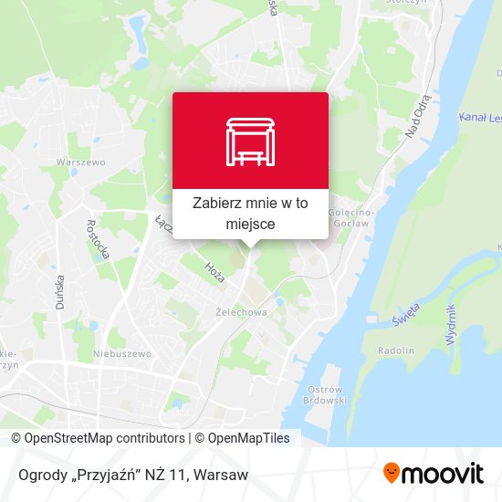 Mapa Ogrody „Przyjaźń” NŻ 11