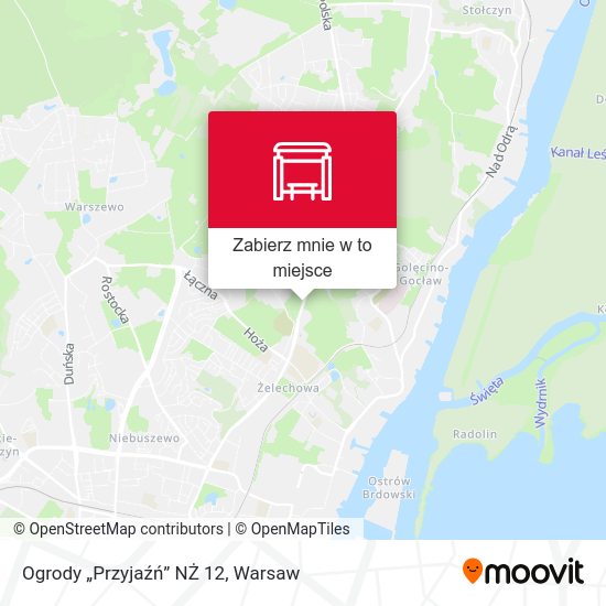 Mapa Ogrody „Przyjaźń” NŻ 12