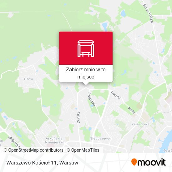 Mapa Warszewo Kościół 11