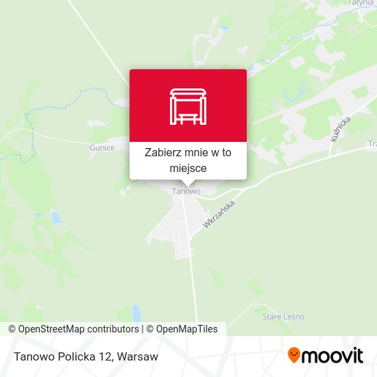 Mapa Tanowo Policka 12