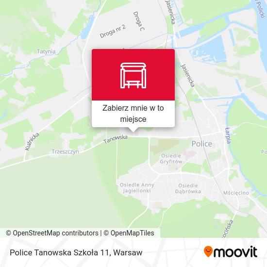 Mapa Police Tanowska Szkoła 11