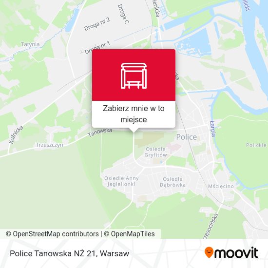 Mapa Police Tanowska NŻ 21