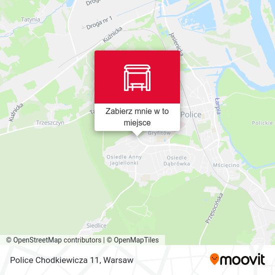 Mapa Police Chodkiewicza 11