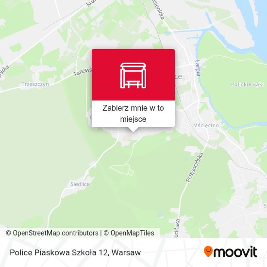 Mapa Police Piaskowa Szkoła 12