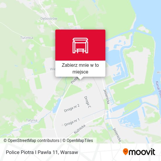 Mapa Police Piotra I Pawła 11