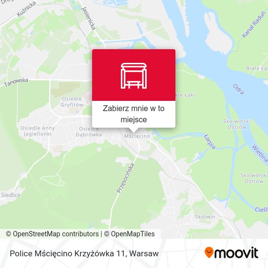 Mapa Police Mścięcino Krzyżówka 11