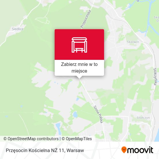 Mapa Przęsocin Kościelna NŻ 11