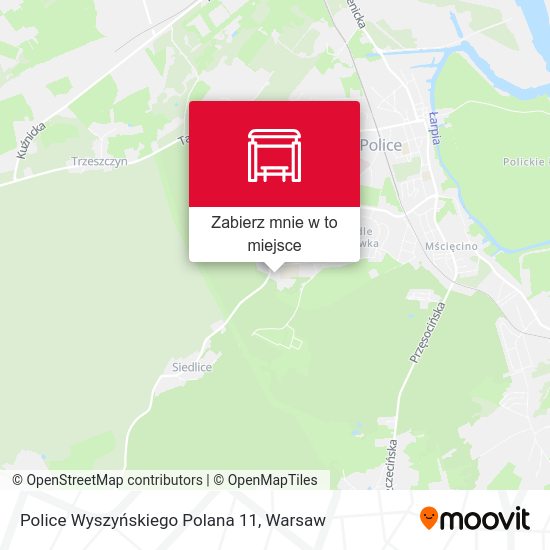 Mapa Police Wyszyńskiego Polana 11