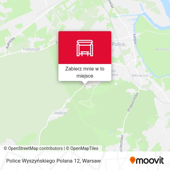 Mapa Police Wyszyńskiego Polana 12