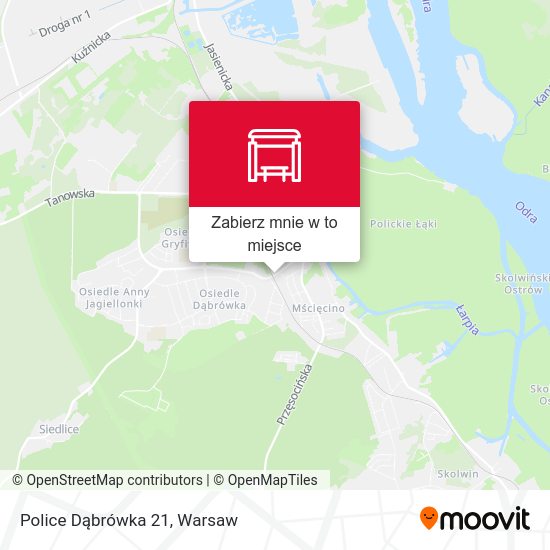 Mapa Police Dąbrówka 21