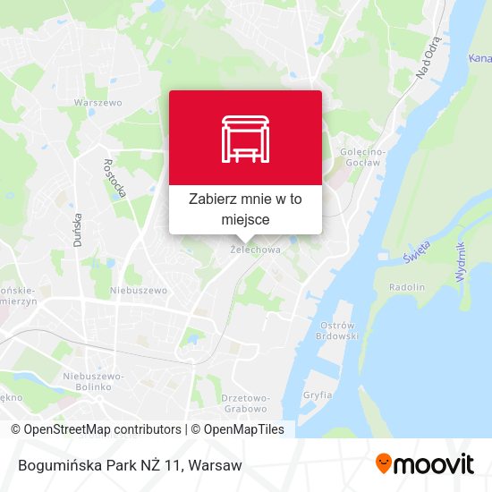 Mapa Bogumińska Park NŻ 11