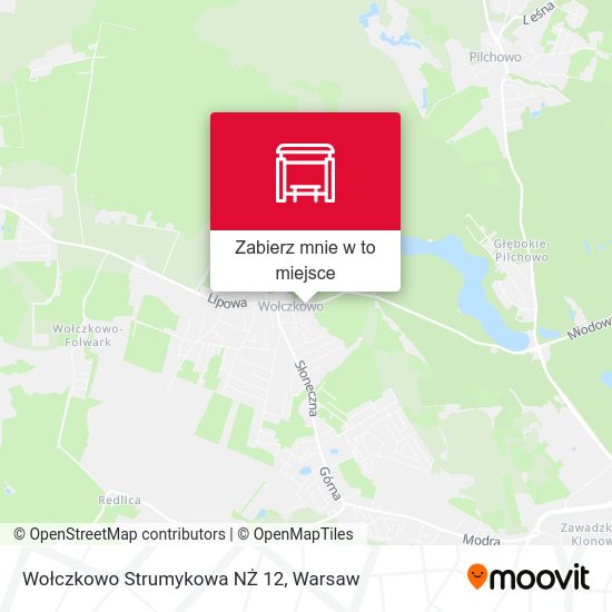 Mapa Wołczkowo Strumykowa NŻ 12